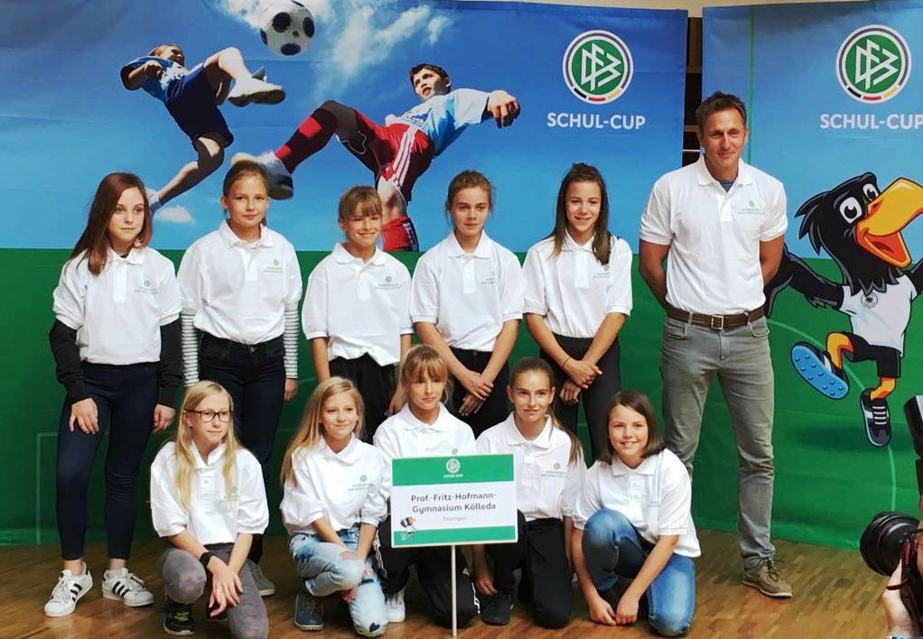 Kölledaer Mädchen belegen 6. Platz beim DFB-Schul-Cup 2017