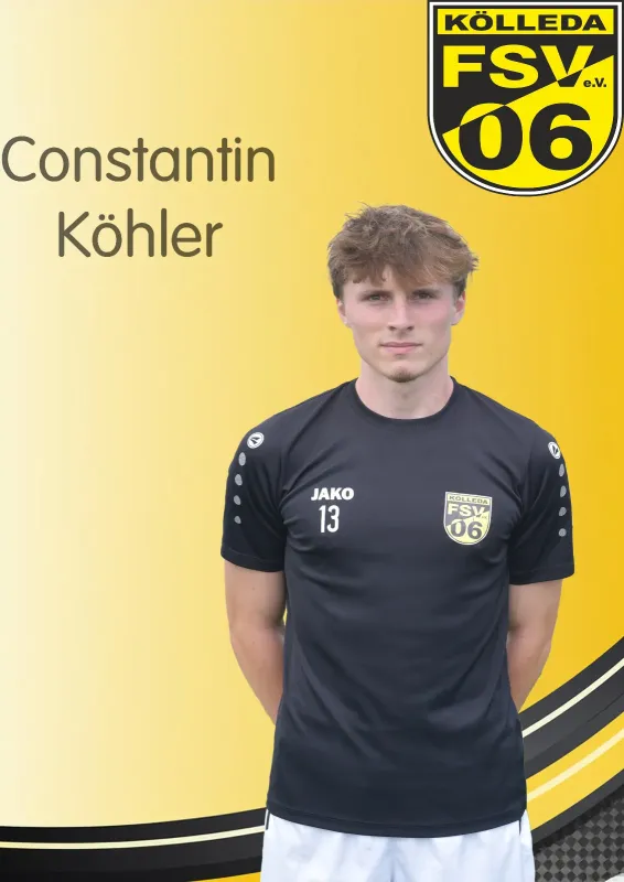 Auch Constantin Köhler kommt von den A-Junioren aus Weißensee