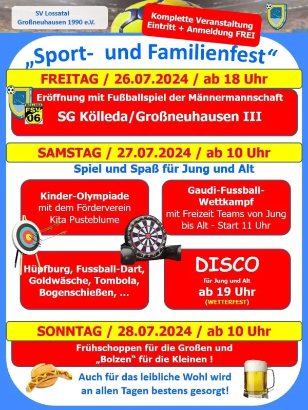 Sport- und Familienfest in Großneuhausen