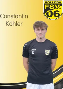 Auch Constantin Köhler kommt von den A-Junioren aus Weißensee