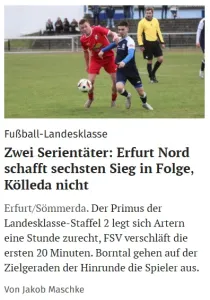 Nachbetrachtung der TA zum vergangenen Spieltag